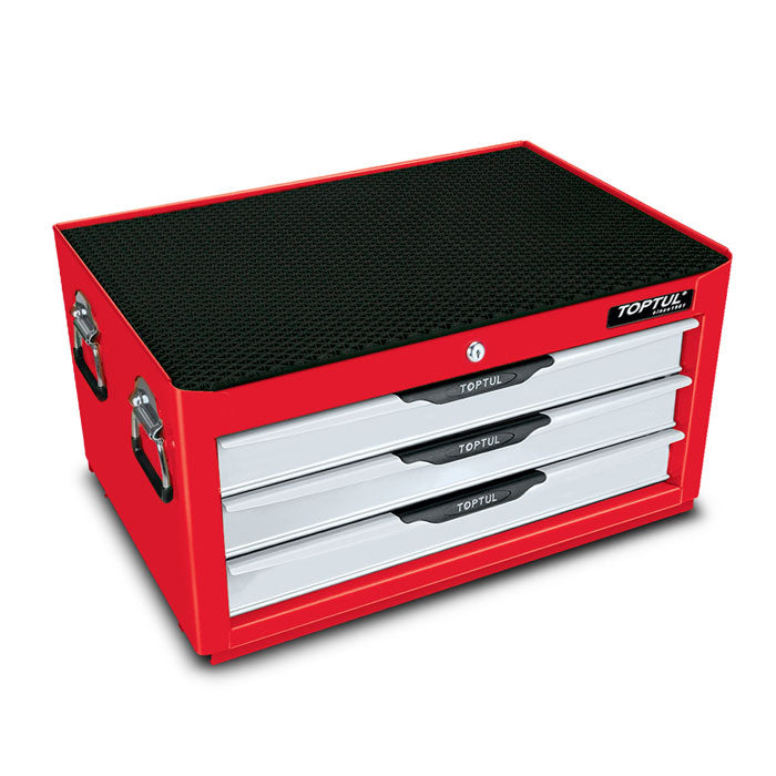 Toptul Pro-Line Series 104pc Tool Set 3 Drawer Tool Chest - Red For ...