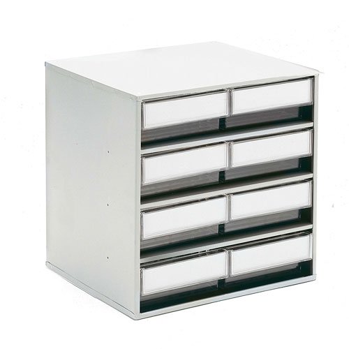 Treston 0830-1 Storage Bin Cabinet (300 Series, 8 Clear Drawers)