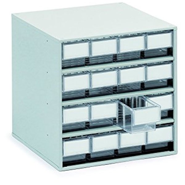 Treston Bin Cabinet (16 Clear drawers - 400Series