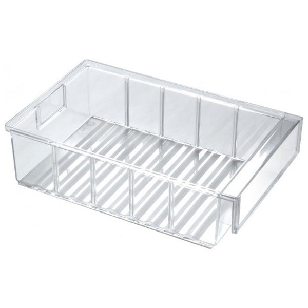 Treston Shelf Bin 186x300x82 Crystal Clear For Sale Online – Mektronics