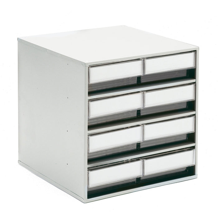 Treston 8 Clear Drawer Storage Bin Cabinet 0840-1