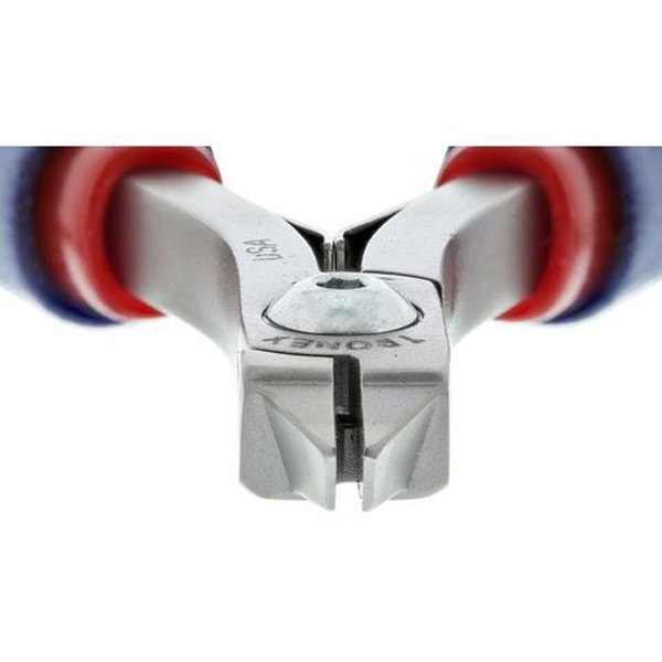 Tronex 747A Flat Nose Stubby Smooth Jaw Angled Tips Pliers
