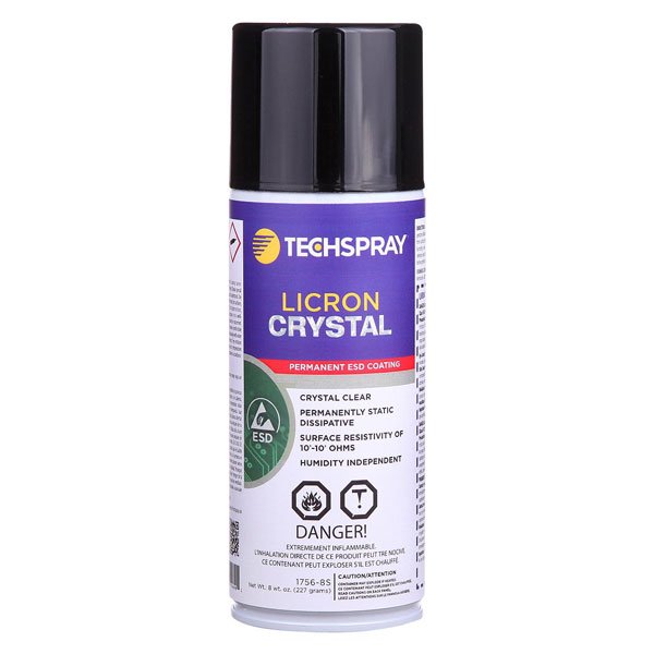 Techspray Licron Crystal ESD-Safe Coating, 227g Aerosol