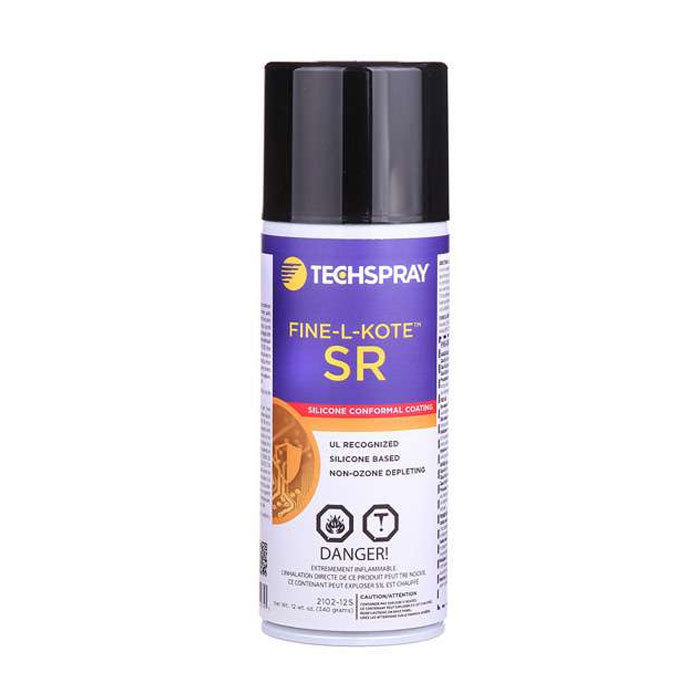 Techspray Fine-L-Kote SR Silicone Conformal Coating 340g Aerosol