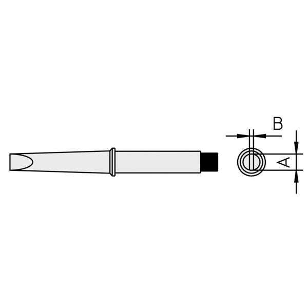 Weller Tip Soldering Screwdriver 700Â°F 1.6mm for W60D