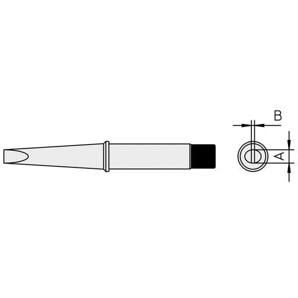 Weller Tip Soldering Screwdriver 800Â°F 6.35mm for W100D