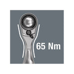 Wera 8008 A Zyklop Mini 3 Ratchet with 1/4