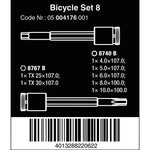 Wera 7 Piece Bit Socket Bicycle Set 8 3/8