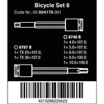 Wera 7 Pce Bit Socket Bicycle Set 8 3/8