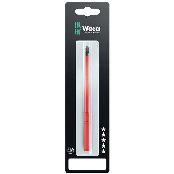 Wera Kraftform Kompakt VDE 65 iS Pozi 154 mm SB Interchangeable Blade with Reduced Blade Diameter
