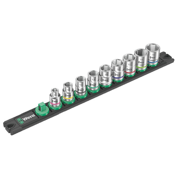 Wera Magnetic Socket Rail B 4 Zyklop Socket Set 3/8
