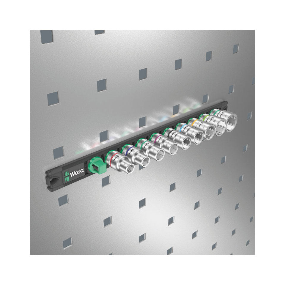 Wera Socket Rail C Imperial 1 Zyklop socket set. 1/2in drive For Sale Online Mektronics