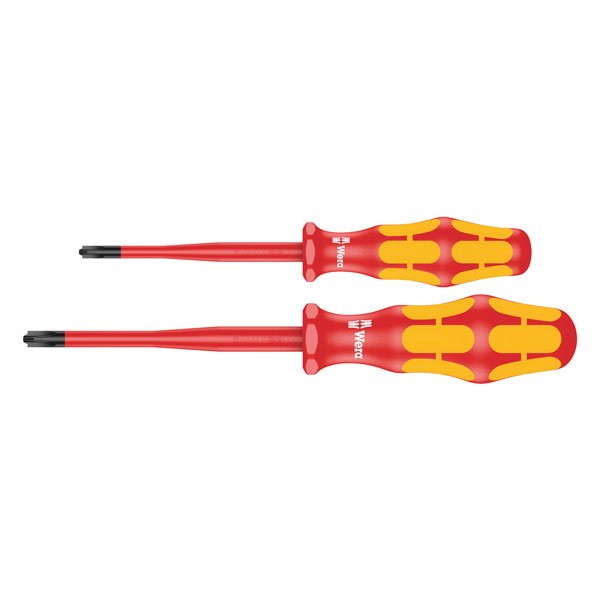 Wera 165 PZ/SL # 1 & #2 VDE Screwdriver Set, 2 Pce 006470