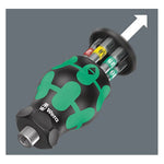 Wera Kraftform Kompakt Stubby Magazine 4 Bit Holding Screwdriver 008877