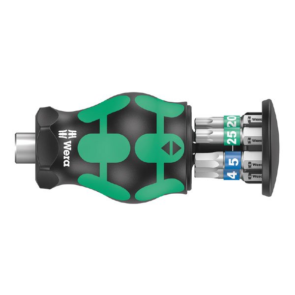 Wera Kraftform Kompakt Stubby Magazine 3 Bit Holding Screwdriver 008875