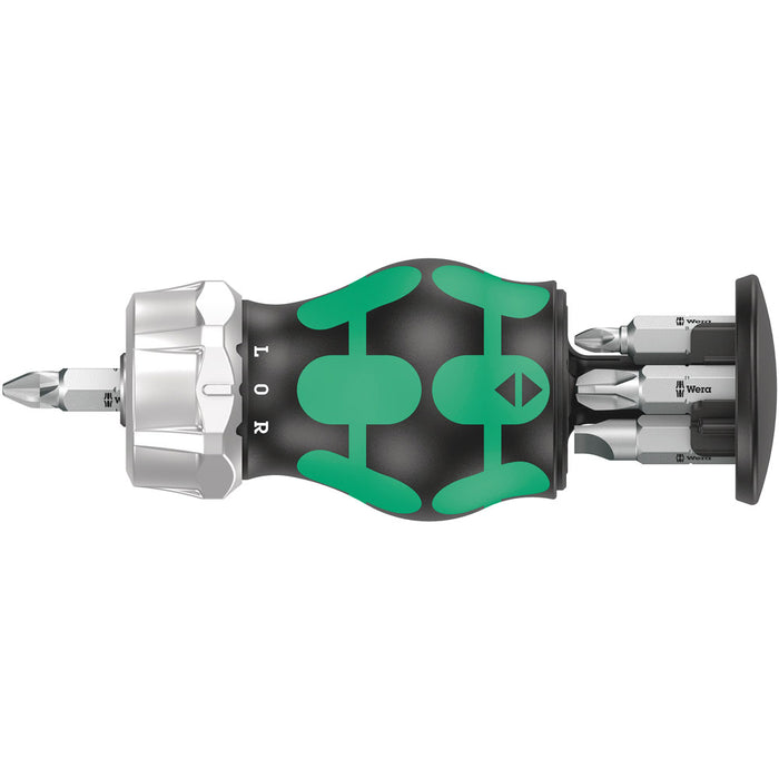 Wera Kraftform Kompakt Stubby Magazine RA 3 Bit Holding Screwdriver 008885