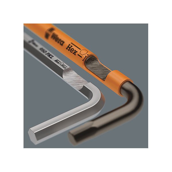 Wera 950 Hex-Plus + Ball End Hex L-Key Multicolour - Metric