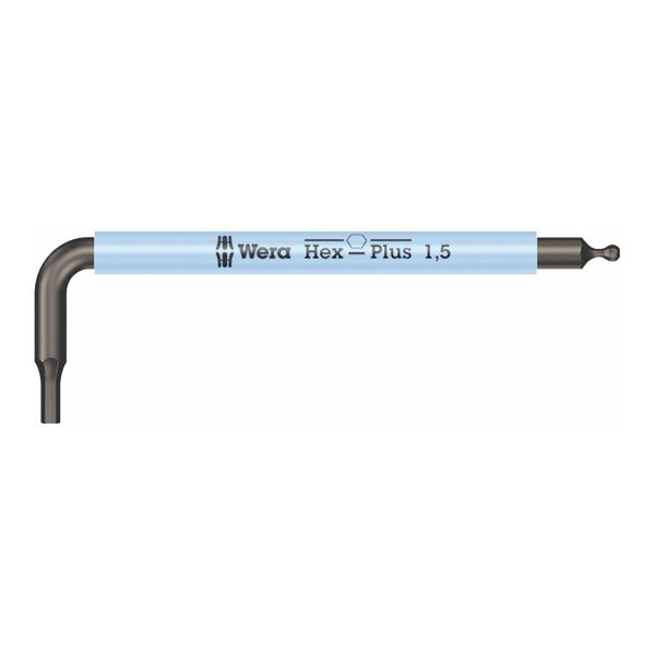 Wera 950 Hex-Plus + Ball End Hex L-Key Multicolour - Metric