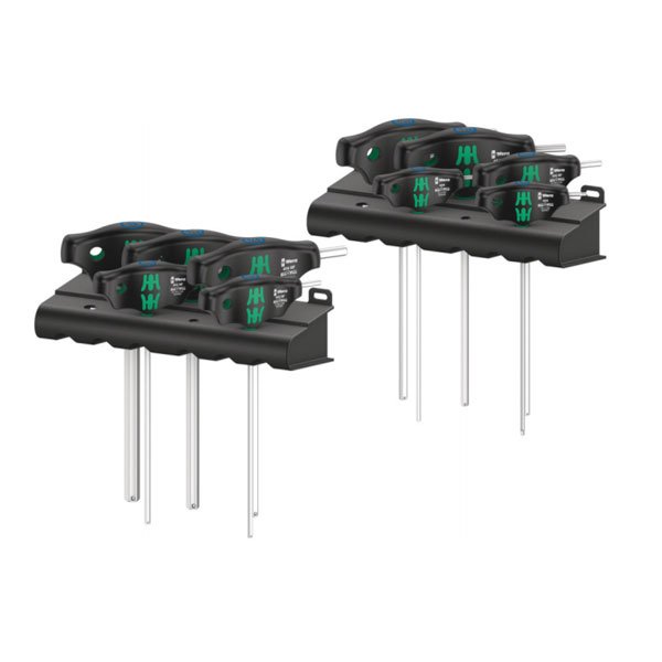 Wera 454/10 T-Handle Hex-Plus Driver 10 Pce Set HF Imperial 023451