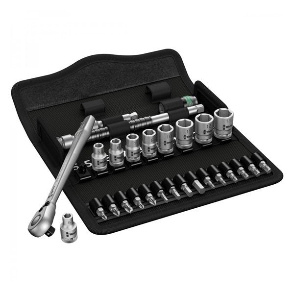 Wera 28 Piece Ratchet, Socket & Bit Set 1/4