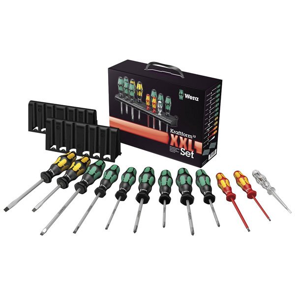 Wera 12 Piece Kraftfrom XXL Screwdriver Set 051010