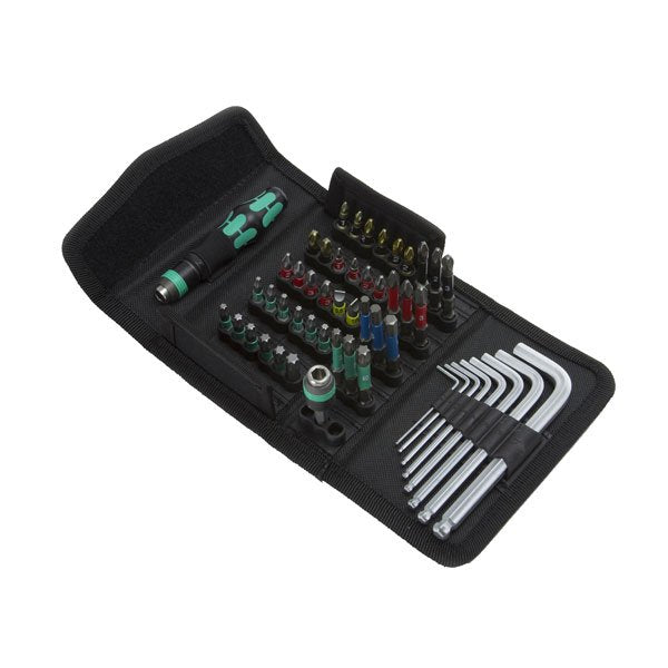 Wera 52 Piece Bits, Bit Holder & L-Key Set 057460