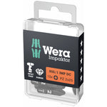 Wera 855/1 Pozi Impaktor DC Bit PZ1x25mm 10 Pack 057620