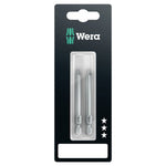Wera 867/4 Z Torx BO Bits With Bore Hole TX10 x 70mm, 2 Pce 073068