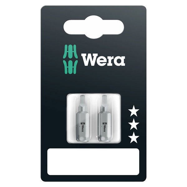 Wera 868/1 Z SB Square-Plus Bits #2 x 25mm, 2 Pce 073075