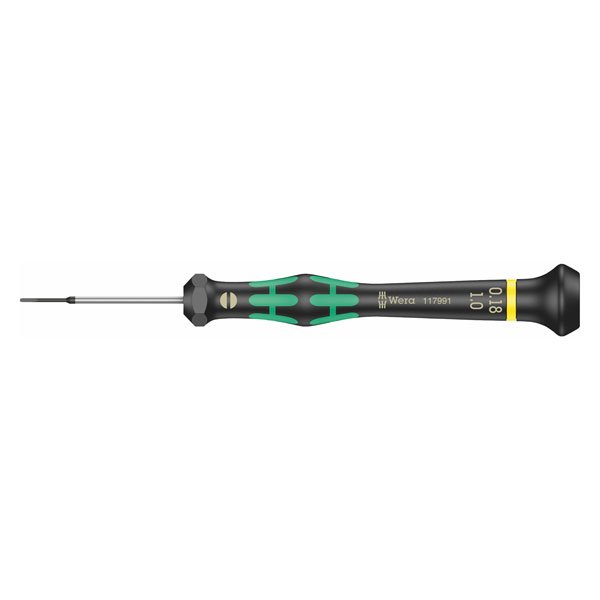 Wera 2035 Micro Slotted Precision Screwdriver 0.18x1x40mm 117991