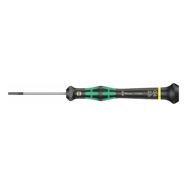 Wera 2035 Micro Slotted Precision Screwdriver 0.40x2.5x50mm 117994