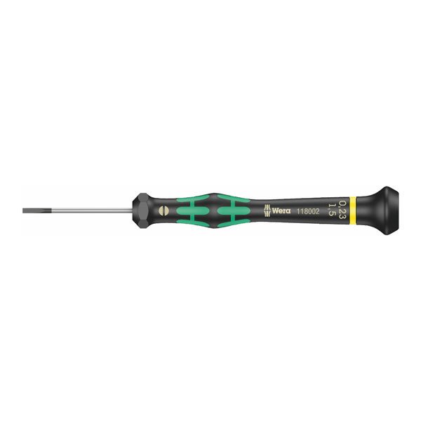 Wera 2035 Micro Slotted Precision Screwdriver 0.23x1.5x40mm 118002
