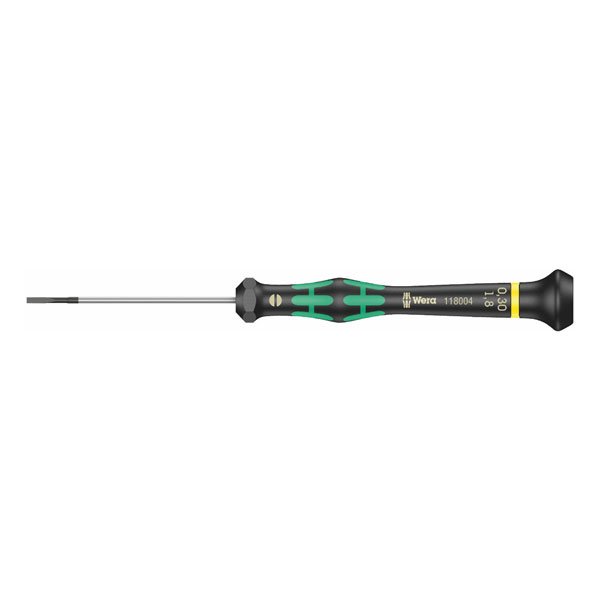Wera 2035 Micro Slotted Precision Screwdriver 0.30x1.8x60mm 118004