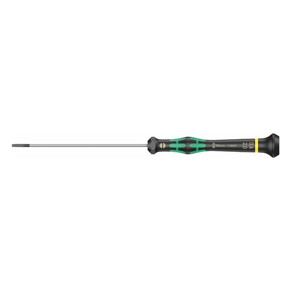 Wera 2035 Micro Slotted Precision Screwdriver 0.40x2x100mm 118007