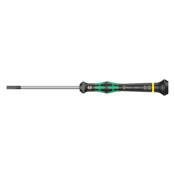 Wera 2035 Micro Slotted Precision Screwdriver 0.80x4x80mm 118014