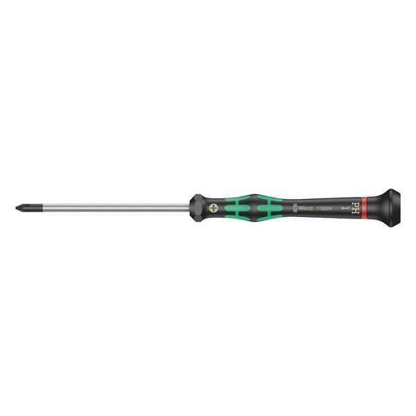 Wera 2050 Micro Phillips Precision Screwdriver PH 1x80mm 118024