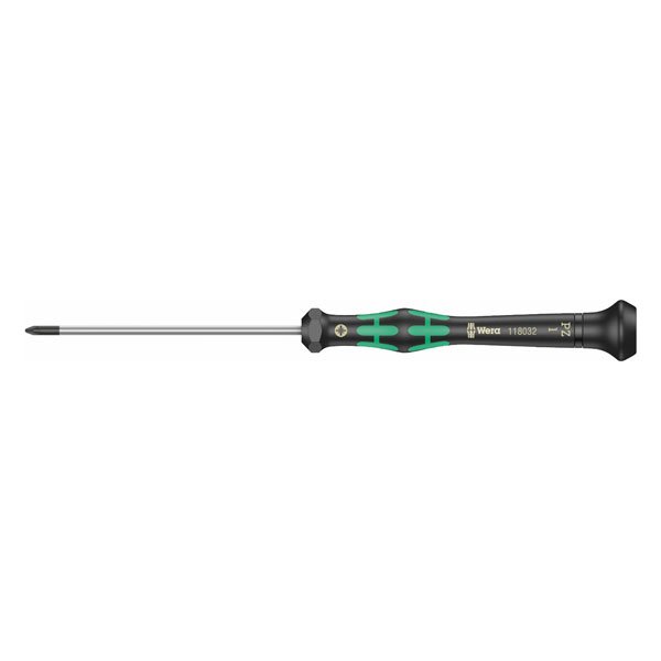 Wera 2055 Micro Pozi Precision Screwdriver PZ 1x80mm 118032