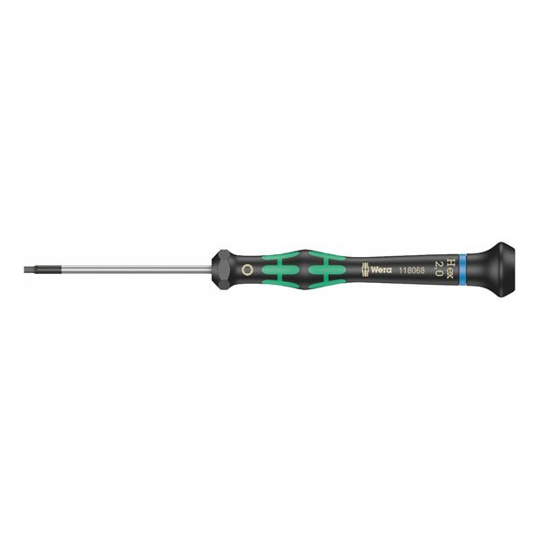 Wera 2054 Micro Hex Precision Screwdriver 2x60mm 118068