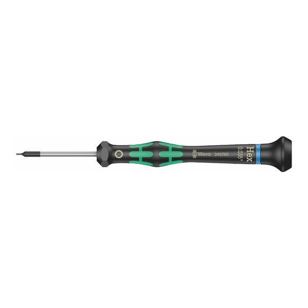Wera 2054 Micro Hex Precision Screwdriver 0.035