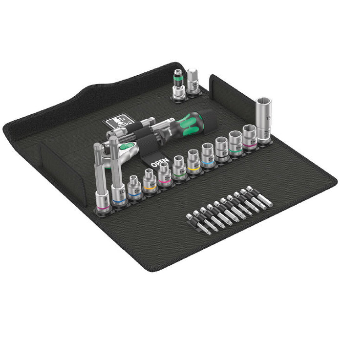 Wera 8100 SB 2 Zyklop Speed Ratchet Bicycle Set 3/8