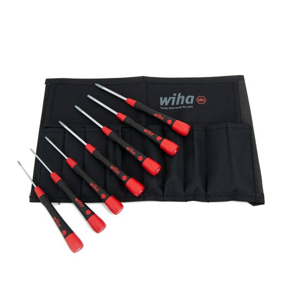 Wiha 7 Pce PicoFinish Precision Ball End Hex Screwdriver Set 26493