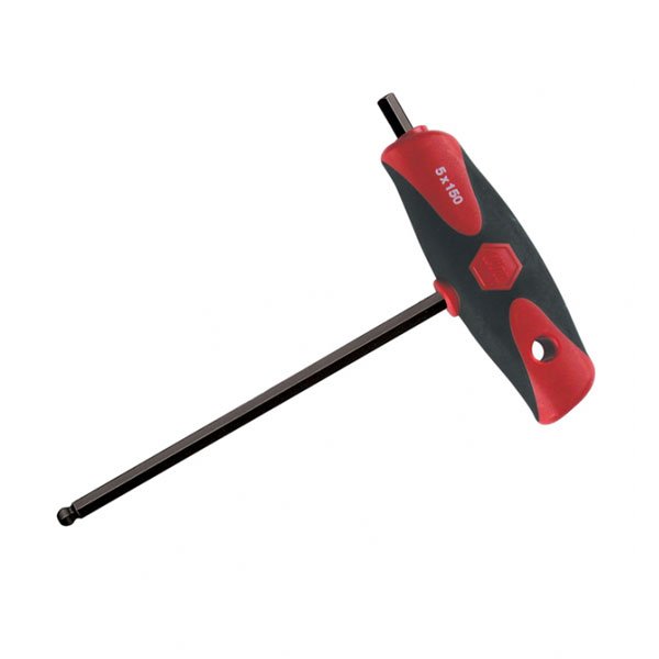 Wiha Soft Grip Dual Drive Ball End Hex T-handle - Metric