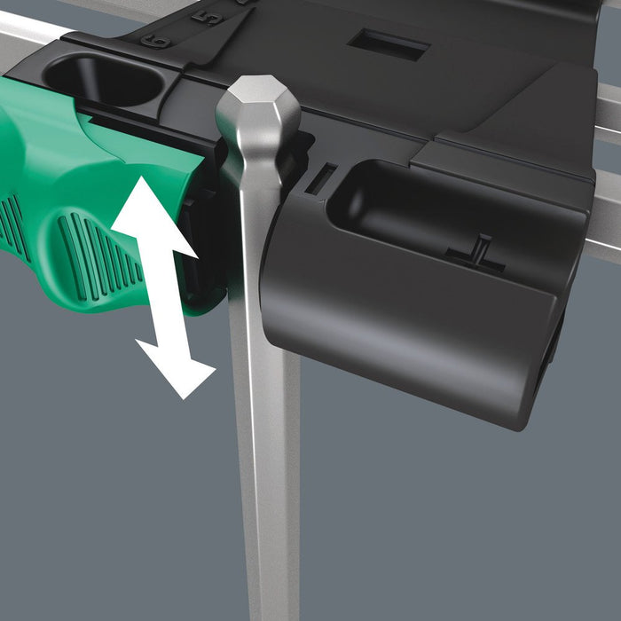 Wera 950/7 Magnetic Chrome Ball End Hex-Plus L-Key Set Metric 7 Pce 022101