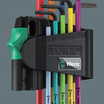 Wera 967/9 Multicolour Ball End Torx & Security Torx L-Key Set 9 Pce 073599